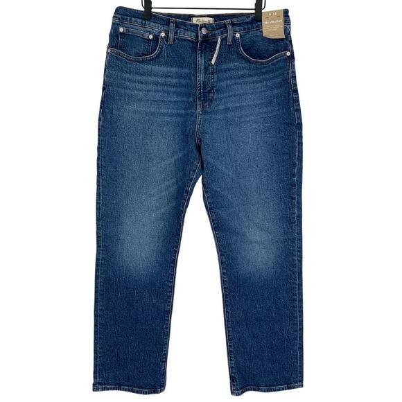Madewell The 90's Straight Jean in Barlow Wash Size 32 NEW with Tags - Picture 6 of 9
